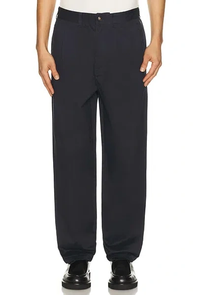 Barbour Yorklane Twill Trouser In Blue