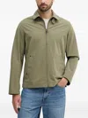 Barbour Zip-fastening Patch-pocket Jacket In Green