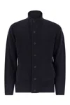 Barbour Zip-up Jumper Patch In Blue