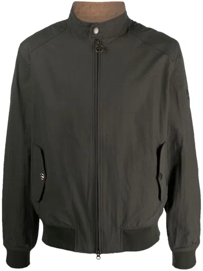 Barbour Zip-up Lightweight Jacket In Grün