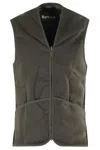 Barbour Zip-up Padded Gilet  In Sage