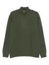Barbour Zip-up Sweater In Green