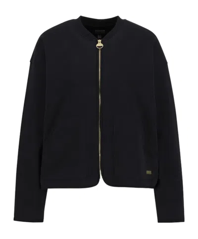Barbour Zipper Sweatshirt In Black