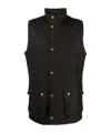 Barbour Zipper Vest In Black