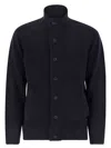 Barbour Essential Patch Zip Through In Blue