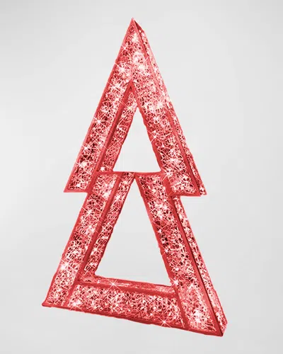 BARCANA 7'11" 3D LARGE NET CHRISTMAS TREE WITH LED LIGHTS