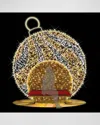 Barcana 8'6" 2d Sit-in Christmas Ornament With Swirls In Multi