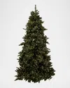 Barcana 9' Royal Majestic Pine Pre-lit Christmas Tree With 8-function Cluster Lights In Green