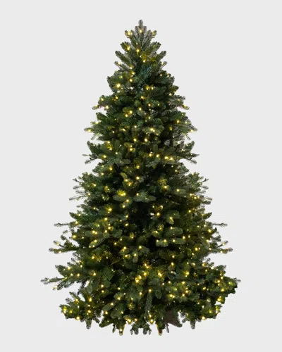 Barcana Chesapeake Fir Pre-lit Christmas Tree With Warm White Led Lights, 9' In Green