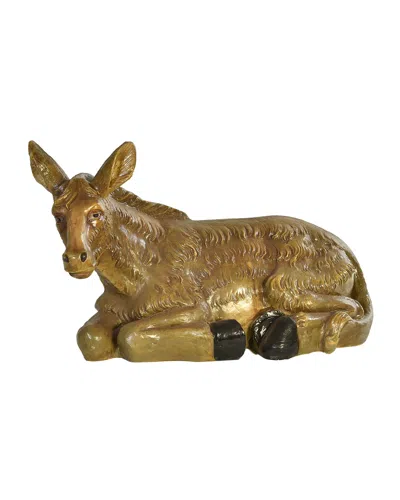 Barcana Live Form Small Donkey Nativity Outdoor Christmas Decoration, 40.5" In Brown