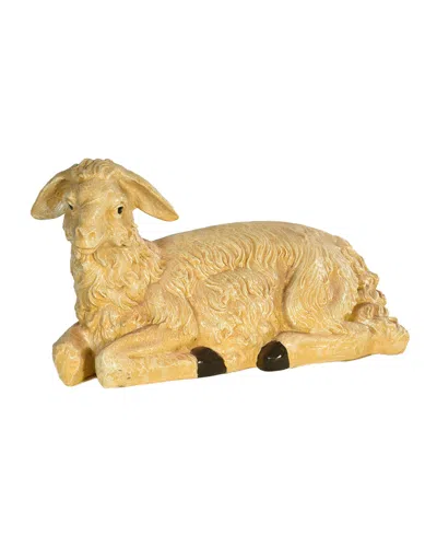 Barcana Live Form Small Lamb Nativity Outdoor Christmas Decoration, 11.5" In Brown