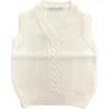 Barcellino® Barcellino - White Wire Vest 105425 In White