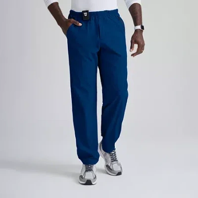 Barco One 0217 Amplify 7-pocket Zip-fly Mens Short Tag Free Stretch Fabric Moisture Wicking Scrub Pant In Blue