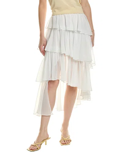 Bardot Adelene Frill Midi Skirt In Animal Print