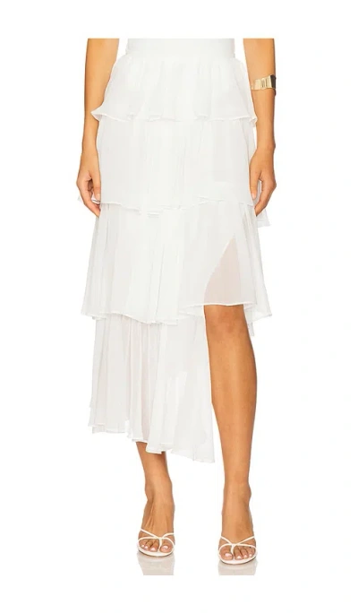 BARDOT ADELENE FRILL MIDI SKIRT