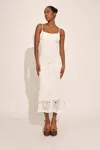 Bardot Adoni Crochet Midi Dress In Orchid Wht