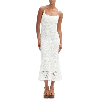 Bardot Adoni Fan Lace Midi Slipdress