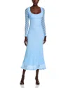 Bardot Adoni Lace Dress In Cornflower
