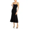 Bardot Adoni Zigzag Lace Midi Slipdress In Black