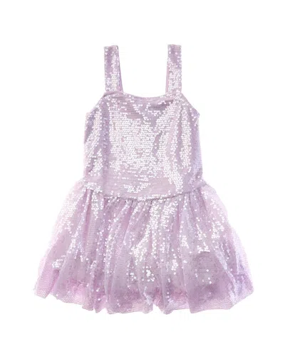 Bardot Alanna Mesh Sequin Dress In Pink