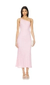 Bardot Albie Knit Maxi Dress In 糖果粉