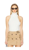 Bardot Button-fastening Belted Mini Skirt In White