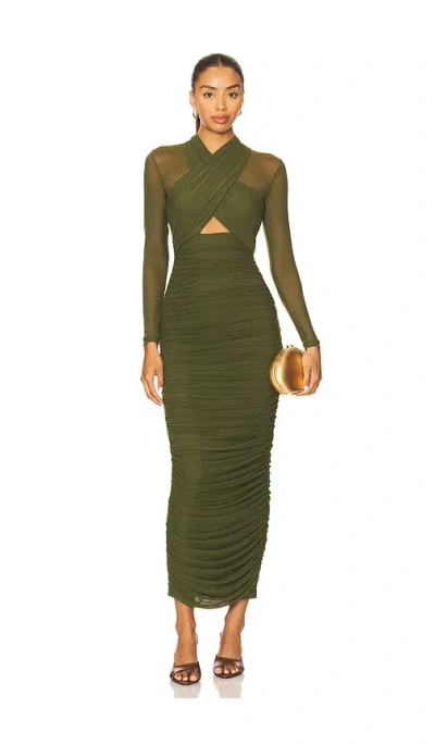 BARDOT ALIYAH LONG MIDI DRESS