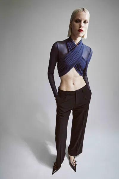 Bardot Aliyah Top In Navy