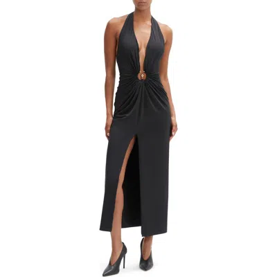 BARDOT BARDOT ALMA PLUNGE NECK DRESS