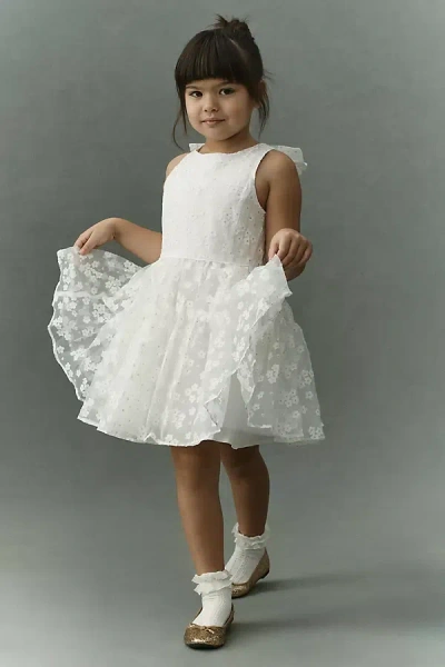 Bardot Anabelle Mini Flower Girl Dress In White