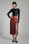 Bardot Anders Long Sleeve Knit Top In Black