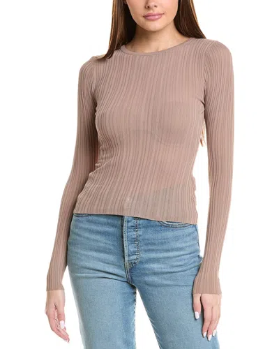 Bardot Anders Knit Top In Brown