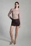 Bardot Anders Knit Top In Taupe