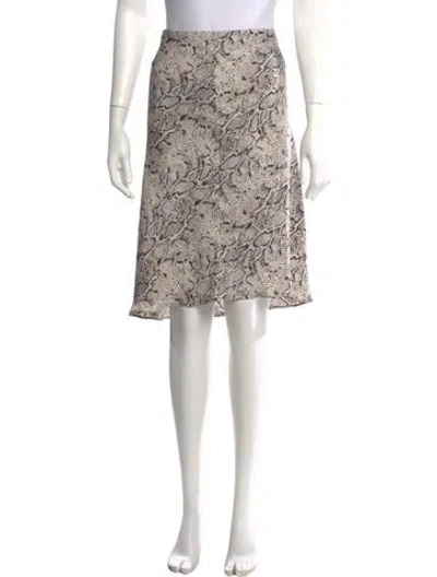 Pre-owned Bardot Animal Print Midi Length Skirt In Multi