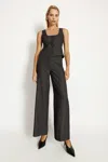 Bardot Anna High Waist Pant In Black Stri