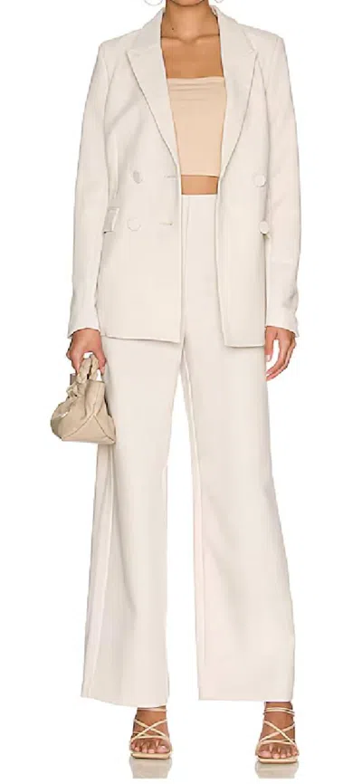 Bardot Anna High Waist Pant In White