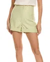Bardot Anna High Waist Shorts In Green