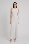 Bardot Anna Mid Waist Tailored Pant In Orchid Whi