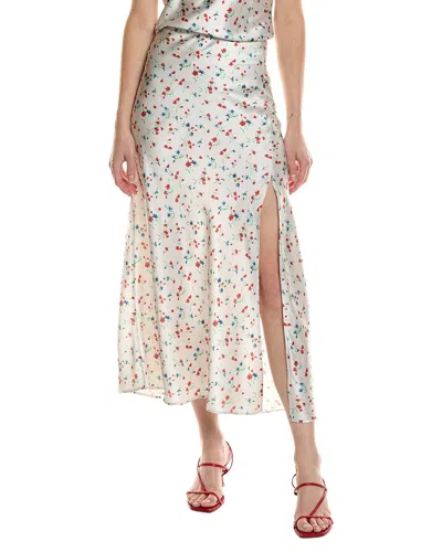 Bardot Annie Satin Skirt In Multi