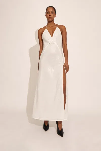 Bardot Aradia Sequin Halter Dress In Orchid Wht