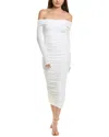 Bardot Arkie Knit Maxi Dress In White