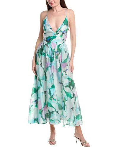 Bardot Arletha Halter Maxi Dress In Brown