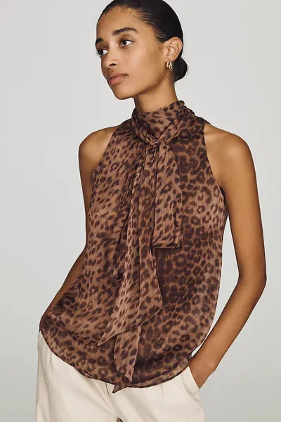 Bardot Arlette Neck-tie Tank Top In Multi