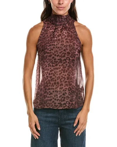 Bardot Arlette Printed Top In Purple