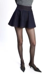 Bardot Aruba Denim Miniskirt In Dark