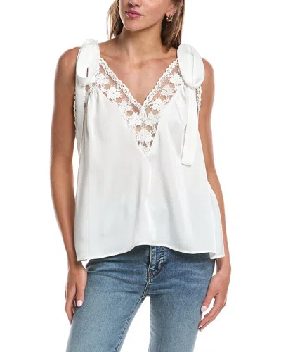 Bardot Aubrey Tie Strap Cami In White