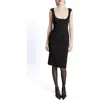 Bardot Audrey Fitted Dress In Black