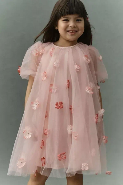 Bardot Aya Mini Flower Girl Dress In Pink