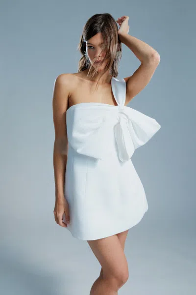 BARDOT BELLA BOW MINI DRESS