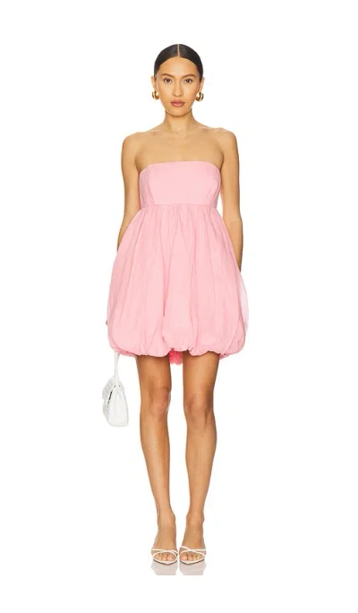 Bardot Benita Strapless Mini Dress In Pink